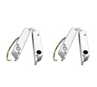 Goufride 2 cerraduras electrónicas de 4 cables CC 12 V para puerta de madera