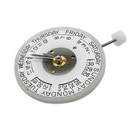 Goufride 2834-2 Movimiento de Reloj Calendario Superior e Inferior de Agujas Calendario Doble Movimiento MecáNico AutomáTico Reemplazo-A