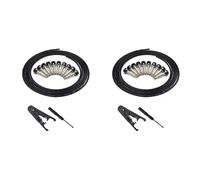 Goufride 2X Conectores Sin Soldadura Diseño Guitarra Cable DIY Guitarra Kit de Cable de de Pedal