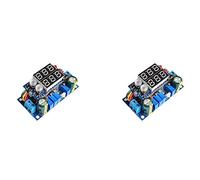 Goufride 2X DC 6-36V 5A MPPT LED Controlador de Panel Solar Digital DC-DC Módulo de Fuente de Alimentación de Carga Reductora Regulador de Voltaje CC CV