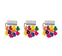 Goufride 30Pcs Color Mezclado Plástico Niños Niños Escalada En Piedras de Pared de Madera Pies de Mano Sostiene Kits de Agarre con Tornillos