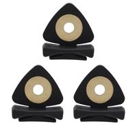 Goufride 3X Silenciador de Práctica de Violín Profesional para 4/4 3/4 1/2 Violino Viola Accesorios de Práctica, Negro