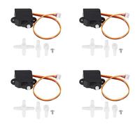 Goufride 4X Servo Digital 2G Servo 2.2G para Micromodelos de Aviones Coches Camiones Orlandoo Hunter Piezas de Actualización Universales