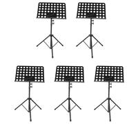 Goufride 5X Soporte de Música de Metal Portátil Instrumentos Musicales Desmontables para Piano Violín Guitarra Partitura Accesorios de Partes de Guitarra