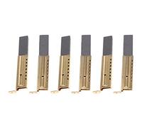 Goufride 6 Unids Cepillo de Inserción de Fibra de Carbono para Motor de Lavadora L94MF7 para Lavadora 5X13,5X39,6mm