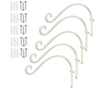 Goufride Gancho de Jardinería, Estante para Flores, Balcón, Jardín, Estante Colgante para Flores, Gancho para Colgar Plantas, Gancho de Pared