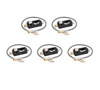 Goufride Juego de 5 adaptadores de repuesto para tanques de buceo, cilindro de oxígeno, accesorio de buceo al aire libre con manguera medidor de presión