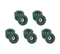 Goufride Ruedas de Aleta de Fibra de Nailon de 25 Piezas, Rueda de Pulido, Almohadilla para Fregar, Disco Abrasivo para Amoladora Angular para Pulidora de Metales