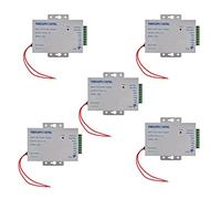 Goufride Sistema de acceso a puerta K80, control de fuente de alimentación eléctrica, CC 12 V, 3 A, potencia en miniatura/bloqueo eléctrico (5 unidades)