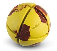 Goughnuts Bola prácticamente indestructible, juguetes masticables para perros para masticadores agresivos como Pit Bulls, pastores alemanes y laboratorios de 30 a 70 libras, goma natural resistente y