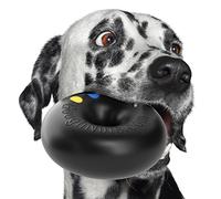 Goughnuts - Mordedor para Perro, Indestructible, para Razas Grandes, Pitbulls, Juguete para Perro Muy Resistente, Negro