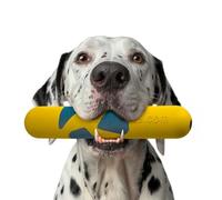 Goughnuts Palo de agua mediano - Juguetes flotantes para perros para buscar agua, juguete interactivo resistente para perros masticadores agresivos, flotador de goma reforzado natural, hecho en