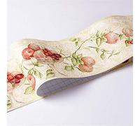 GouieRylin Borde Del Papel Pintado Auto Adhesivo Fruta verde Del Papel Pintado Del Pvc Cenefa Autoadhesiva Para DecoracióN De Pared De Cocina BañO 10.6cm X 500CM