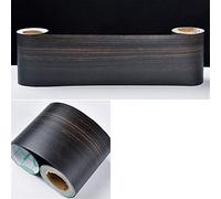 GouieRylin Cenefas Adhesivas Cocina De Friso Papel Para Paredes DecoracióN De Pared De Cocina, BañO,Pvc Cenefa Autoadhesiva Para DecoracióN Nuevo ébano 8cm X 1000cm