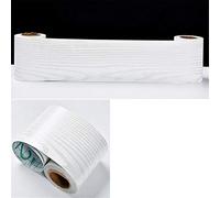 GouieRylin Cenefas Adhesivas Cocina De Friso Papel Para Paredes DecoracióN De Pared De Cocina, BañO,Pvc Cenefa Autoadhesiva Para DecoracióN Sándalo plateado espesado 8cm X 1000cm