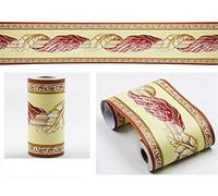 GouieRylin Cenefas adhesivas para paredes baño cocina protector pared antisalpicaduras cocina molduras decorativas para pared vid roja 10cm X 900cm