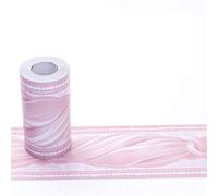 GouieRylin Cenefas adhesivas para paredes baño cocina protector pared antisalpicaduras cocina molduras decorativas para pared Velo rosa 10.6cm X 1000CM