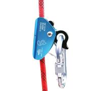 GOUJIAN Rope Grab Ascender Dispositivo de seguridad para vía ferrata - Abrazadera ligera de aluminio de 12 cm para cuerda estática dinámica Ø8 - 13 mm, certificado CE, sistema de retención de