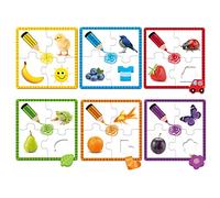 Goula - 6 color puzle de cartón para aprender los colores para niños a partir de 2 años
