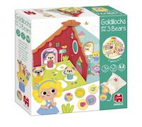 Goula Goldilocks and The Three Bears - Juego de Mesa Cooperativo para 1-4 Jugadores a Partir de 3 Años - 2 Modos de Juego: Cooperativo y Loto - con Casa 3D, Figuras, Tablero-Puzzle y Accesorios