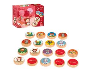 Goula- Memo Caperucita Roja - Juego educativo de memoria basado en el clásico cuento de la caperucita roja a partir de 2 años