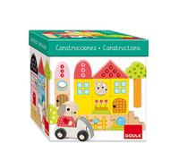 Goula - Pack 40 piezas de arquitectura conejito, Juego de construcciones para niños a partir de 1 año