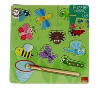 Puzzle Educativo GOULA 10 Piezas, Bichos Magnéticos