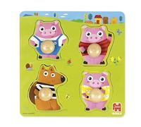 Goula - Puzle Los 3 Cerditos - Puzle de Madera para niños - A Partir de 1-2 años