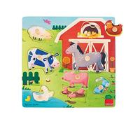 Goula - Puzle Mamás y Bebés Granja, encajable de Madera a Partir de 2 años