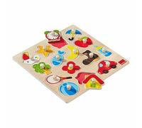 Goula, Puzle Siluetas, Encajable de Madera para niños a Partir de 2 años, Surtido