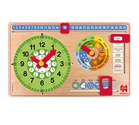 Goula - Reloj Calendario, Juego Educativo Preescolar para Aprender Distintos Conceptos del Tiempo a Partir de 3 años