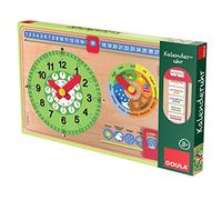 Goula- Reloj de Calendario pequeño Juguetes educativos, Single, Color Multicolor, Medium (Diset 51319)