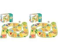 Goula Snail Race - Carrera de Caracoles, Juego de Mesa para Niños a Partir de 3 Años - Cooperativo o Competitivo con Figuras de Madera y Dado - Aprendizaje de Números y Estrategia para Niñas y Niños
