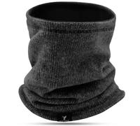 GOUNNU Bufanda Tubular Mujerpara Hombre de Invierno Calentador de Cuello Engrosado Doble Capa Punto Bufanda Térmica Windstopper para deportes al aire libre, ciclismo, esquí,Running (Gris oscuro)