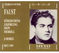 Gounod: Faust (19.12.1959, New York) by Jussi Bjorling, Elisabeth Soderstrom, Cesare Siepi, Robert Merrill, Mildred Mill (1998-01-01)