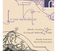 Gounod, Meifred, Gallay : Le Cor Mélodique, Mélodies, vocalises & chants pour cor et piano. Scott, Devine.