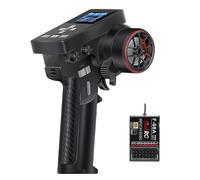 GOUPRC 8CH 2.4GHz Racing RC Transmisor Pantalla Transmisor Control Remoto y Kit de Receptor Combo para SCX24 SCX30 TRX4M Redcat 1/24 1/30 1/18 RC Crawler Vehículo Tanque de barco