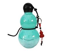 Gourd - Botella de agua deportiva con diseño de calabaza, 800 ml, botella china con tapa, botella de licor, gimnasio, camping, senderismo, petaca para hombres y mujeres