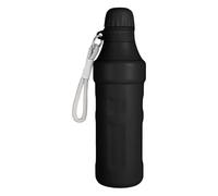 Gourde Isotermal - 500ML Acier Inoxydable Petit Goulot | Bouteille Isolation Sous Vide Avec Sangle | Pour Café Boissons Chaudes Froides Sports Plein Air Gym Usage Intérieur, Étanche Voyage