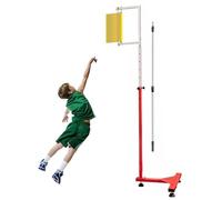 GOURIXIN Entrenador de Salto Vertical de Suelo de 1,78 a 3,66 m, Herramienta de medición de Altura para Voleibol, Baloncesto y Mates 1color Paddles
