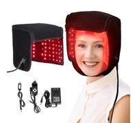 GOURIXIN Gorro De Terapia De Luz Roja, Portátil, 660 NM, Luz Roja, 850 NM, Luz Roja Infrarroja Cercana para El Crecimiento del Cabello En Hombres Y Mujeres, Tiempo Y Brillo Ajustables