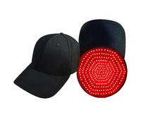 GOURIXIN Gorro portátil de Terapia de luz roja, 96-258 LED, Terapia de luz roja para el Crecimiento del Cabello, 5 Modos de Funcionamiento, batería de 3000 mAh, cómodo y Transpirable