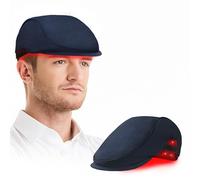 GOURIXIN Terapia De Luz Roja Inalámbrica De 1800 Mah para El Crecimiento del Cabello, Gorro De Terapia De Luz Roja Infrarroja De 660 NM Y 850 NM, Tamaño Ajustable, 5 Modos