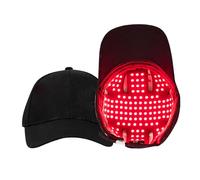 GOURIXIN Terapia de luz roja para el Crecimiento del Cabello, Equipo LLLT de 650 nm/850 nm/420 NM, Gorro para el recrecimiento del Cabello, 160 LED, tamaño Ajustable
