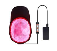 GOURIXIN Terapia de luz roja para el Crecimiento del Cabello, Gorro de Terapia de luz roja de 650 NM con 300 Perlas, función de temporización, 2 Modos de Funcionamiento