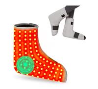 GOURIXIN Terapia de luz roja para pies y Tobillos, 144 LED, Dispositivo de Terapia de luz roja para Zapatos, Envoltura para pies con Ajuste de tensión, Temperatura y Tiempo