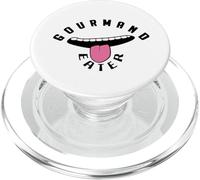 Gourmand Eater - Diseño de Frases para fanáticos de Alimentos PopSockets PopGrip para MagSafe