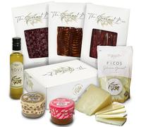 GOURMET BOX Cesta Gourmet para Regalar con Ibéricos y Queso de Oveja - Lote Gourmet Premium