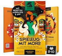 Gourmet Criminelle Cena de misterio para casa | 8 a 10 personas | misterioso caso de asesinato para tu cena [turno con asesinato]
