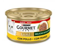 Gourmet Gold delicias Suculentas Gold para gato - Pollo - Cantidad: 12 x 85 g